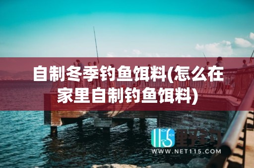 自制冬季钓鱼饵料(怎么在家里自制钓鱼饵料)
