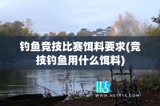 钓鱼竞技比赛饵料要求(竞技钓鱼用什么饵料)