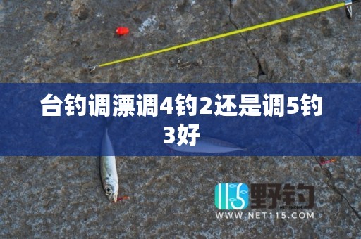 台钓调漂调4钓2还是调5钓3好