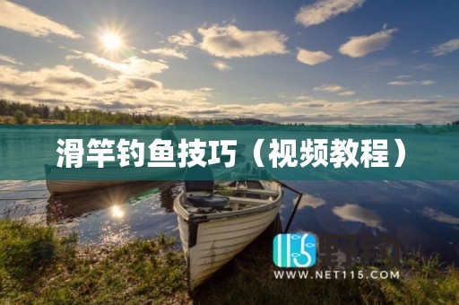 滑竿钓鱼技巧（视频教程）