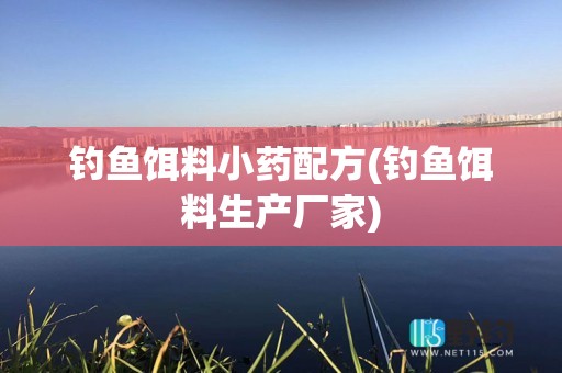 钓鱼饵料小药配方(钓鱼饵料生产厂家)