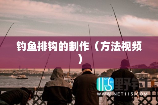 钓鱼排钩的制作（方法视频）