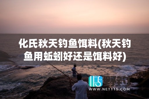 化氏秋天钓鱼饵料(秋天钓鱼用蚯蚓好还是饵料好)