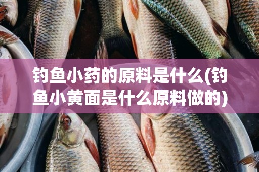 钓鱼小药的原料是什么(钓鱼小黄面是什么原料做的)