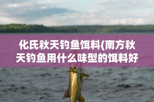 化氏秋天钓鱼饵料(南方秋天钓鱼用什么味型的饵料好)