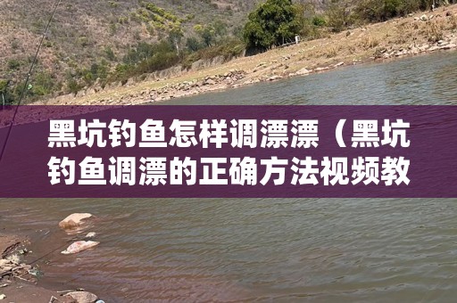 黑坑钓鱼怎样调漂漂（黑坑钓鱼调漂的正确方法视频教程）