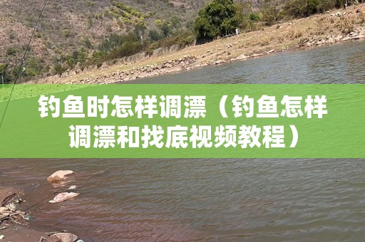 钓鱼时怎样调漂（钓鱼怎样调漂和找底视频教程）