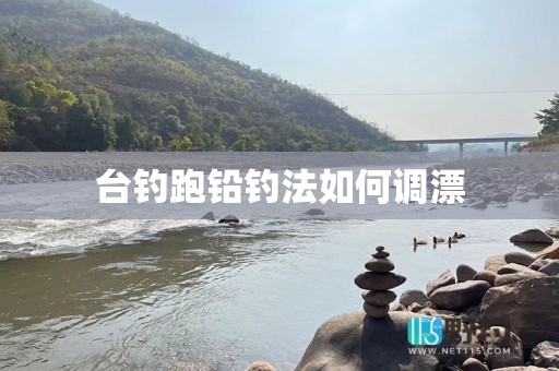台钓跑铅钓法如何调漂