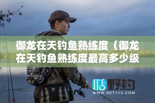 御龙在天钓鱼熟练度（御龙在天钓鱼熟练度最高多少级）