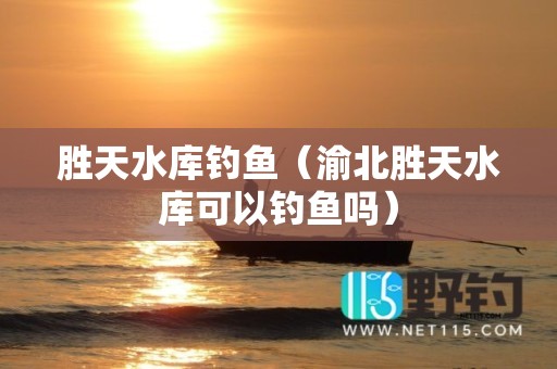 胜天水库钓鱼（渝北胜天水库可以钓鱼吗）