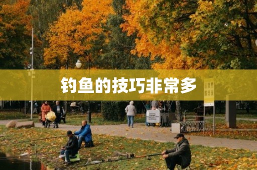 钓鱼的技巧非常多