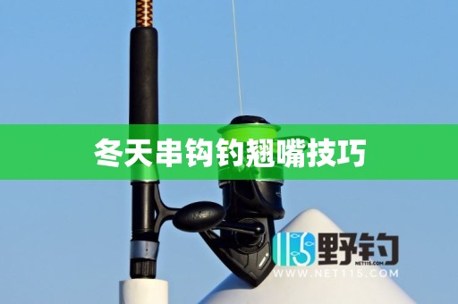 冬天串钩钓翘嘴技巧