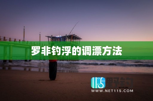 罗非钓浮的调漂方法
