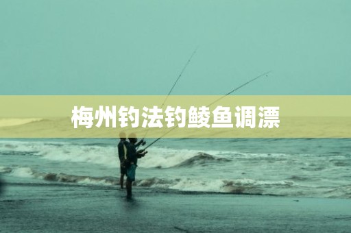 梅州钓法钓鲮鱼调漂