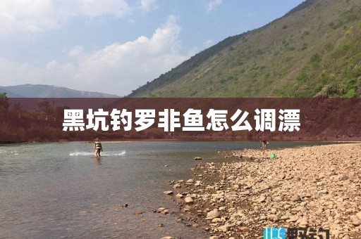 黑坑钓罗非鱼怎么调漂