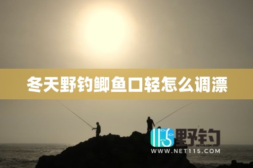 冬天野钓鲫鱼口轻怎么调漂
