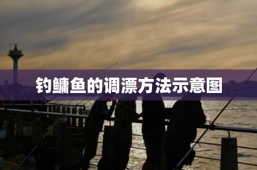 钓鳙鱼的调漂方法示意图