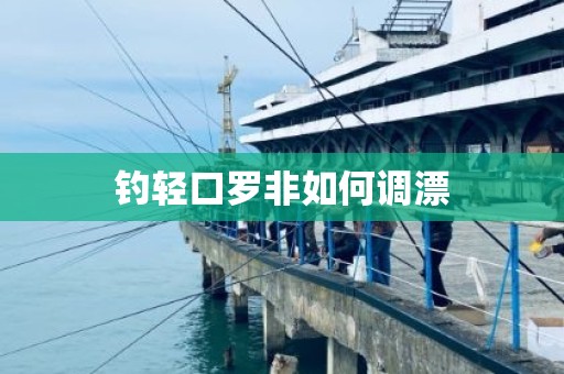 钓轻口罗非如何调漂