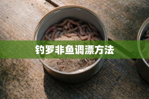 钓罗非鱼调漂方法
