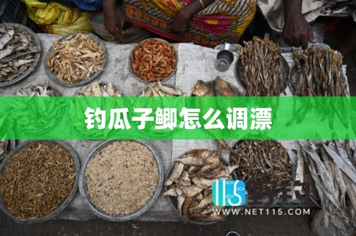 钓瓜子鲫怎么调漂