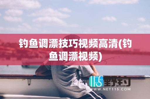 钓鱼调漂技巧视频高清(钓鱼调漂视频)
