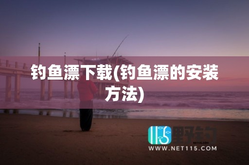 钓鱼漂下载(钓鱼漂的安装方法)