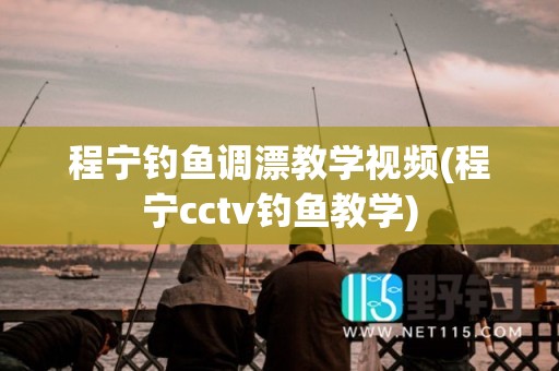 程宁钓鱼调漂教学视频(程宁cctv钓鱼教学)