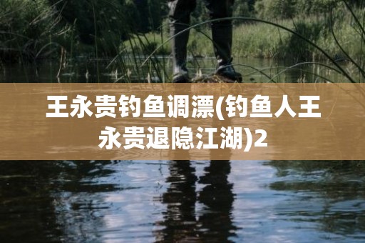 王永贵钓鱼调漂(钓鱼人王永贵退隐江湖)2