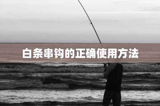 白条串钩的正确使用方法