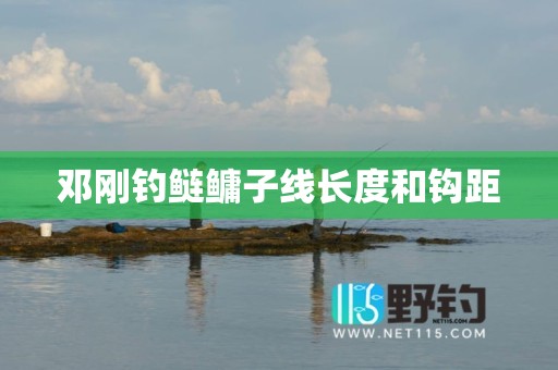 邓刚钓鲢鳙子线长度和钩距