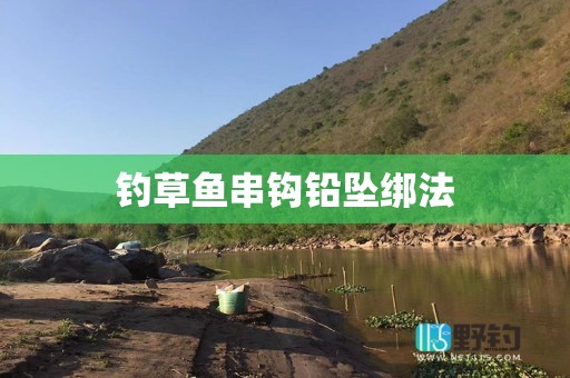 钓草鱼串钩铅坠绑法