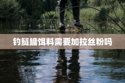 钓鲢鳙饵料需要加拉丝粉吗