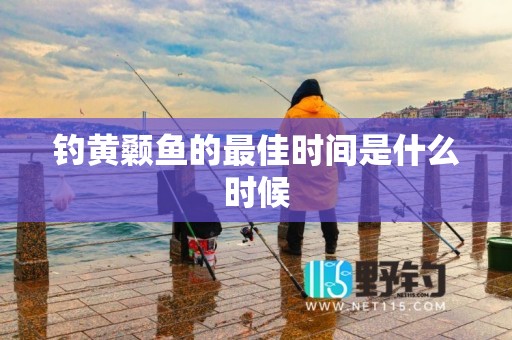 钓黄颡鱼的最佳时间是什么时候