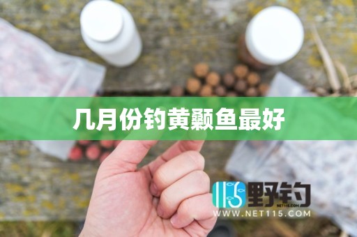 几月份钓黄颡鱼最好