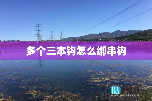 多个三本钩怎么绑串钩