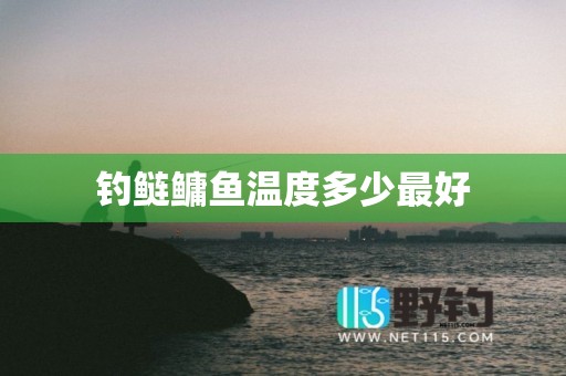 钓鲢鳙鱼温度多少最好