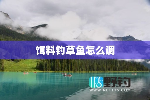 饵料钓草鱼怎么调