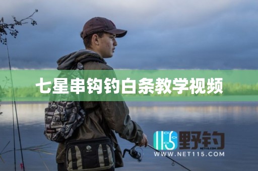 七星串钩钓白条教学视频