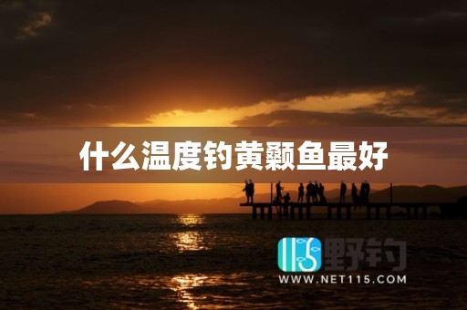 什么温度钓黄颡鱼最好
