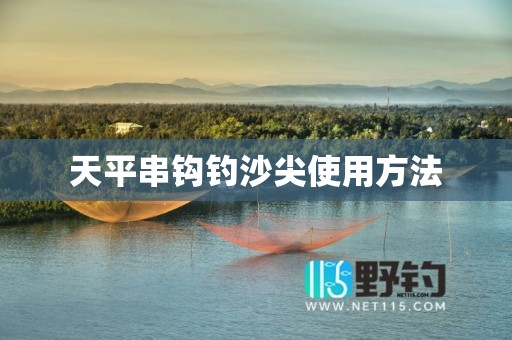 天平串钩钓沙尖使用方法