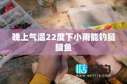 晚上气温22度下小雨能钓鲢鳙鱼
