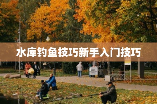 水库钓鱼技巧新手入门技巧