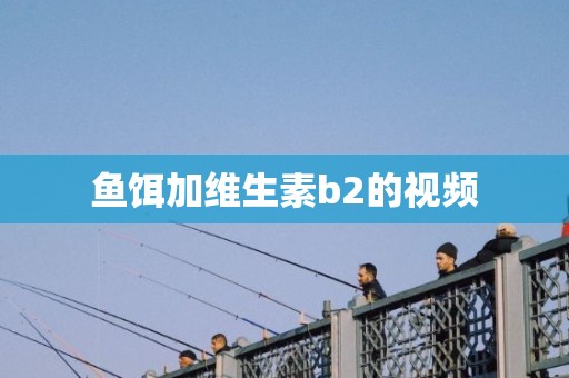 鱼饵加维生素b2的视频