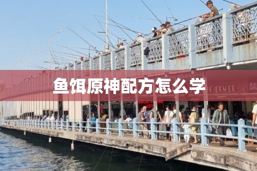 鱼饵原神配方怎么学