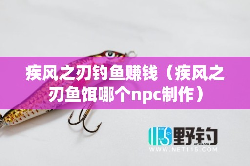疾风之刃钓鱼赚钱（疾风之刃鱼饵哪个npc制作）