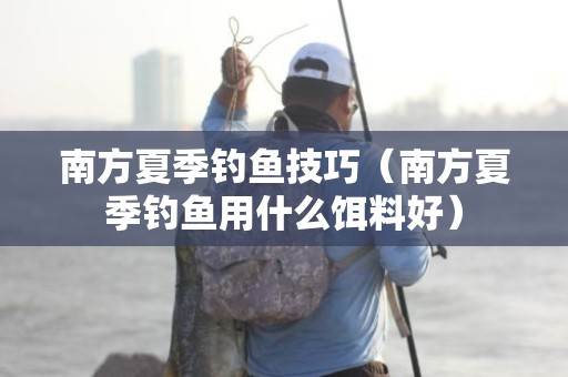 南方夏季钓鱼技巧（南方夏季钓鱼用什么饵料好）