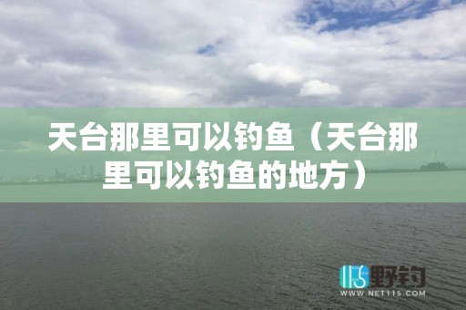 天台那里可以钓鱼（天台那里可以钓鱼的地方）