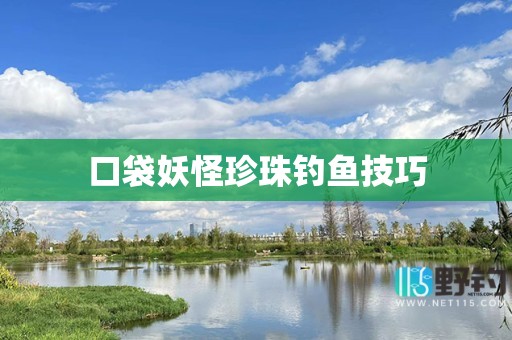 口袋妖怪珍珠钓鱼技巧