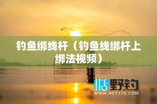 钓鱼绑线杆（钓鱼线绑杆上绑法视频）
