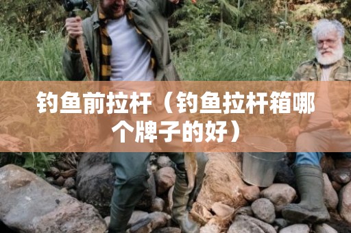钓鱼前拉杆（钓鱼拉杆箱哪个牌子的好）